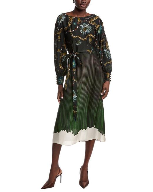 marchesa green dress Marchesa Mini + Gymboree Pleated Tulle High Neck Dress main image 0