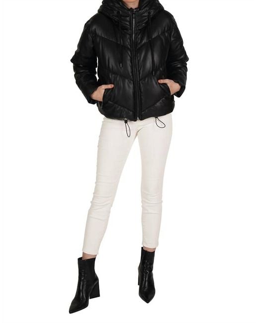 Love Token Black Puffer Jacket
