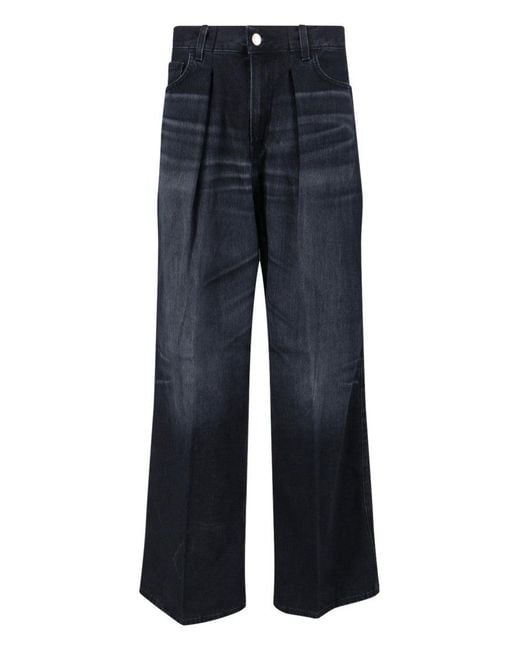 Haikure Blue Candy Tencel Wide Jeans