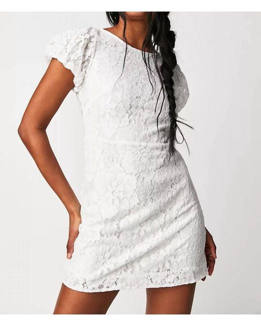 Robe Free People Dentelle Brodée - Taille XS Petites, Noire, Occasion Comme Neuve