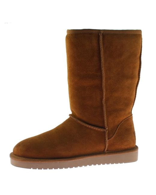 Koolaburra Brown Suede Knee-high Casual Boots