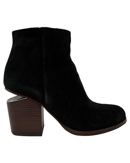 Alexander Wang Black Gabi Ankle Boots
