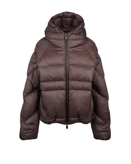Bacon Brown Polyamide Owl Down Jacket