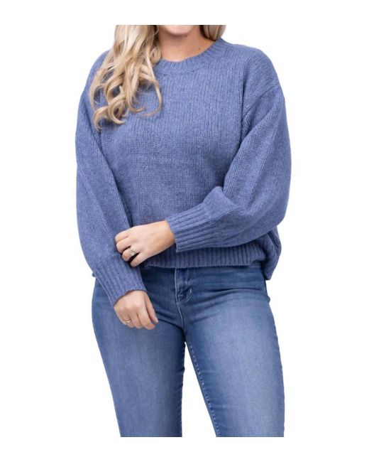 The Great Blue Bubble Pullover
