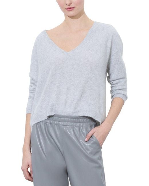 Alice + Olivia Gray Williams Cashmere-Blend Pullover