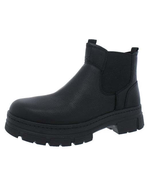 Ugg Black Skyview Chelsea Boot Round Toe Ankle Ankle Boots for men