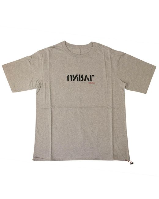 Unravel Project Oversized Logo T-shirt - Gray for men