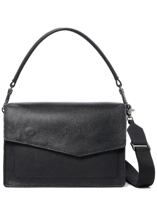 Botkier Black Cobble Hill Flap Hobo