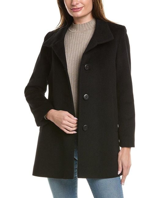 Fleurette Black Wool Jacket