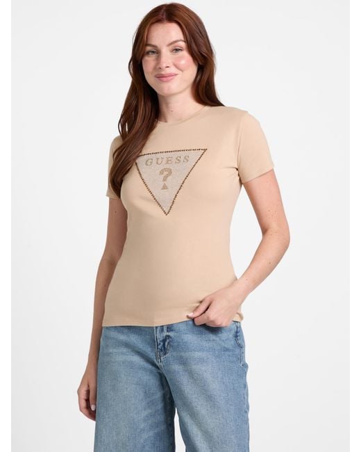 Guess Blue Ava Triangle Tee