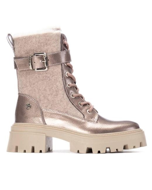 Xti Brown 144669 Block Heel Booties