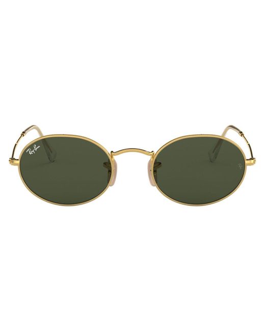 Ray-Ban Green 3547 Oval Sunglasses for men