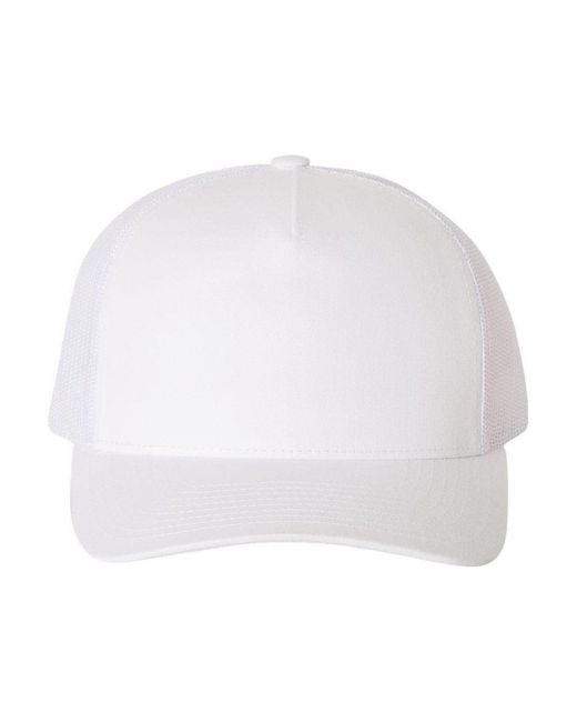Classics White Five-Panel Retro Trucker Cap for men