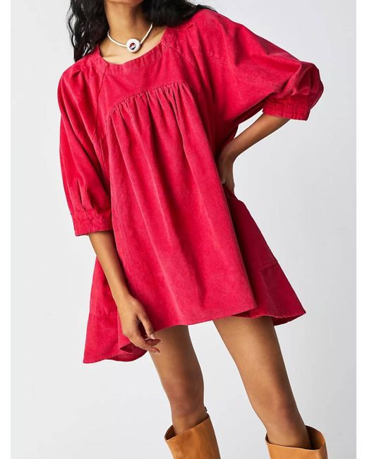 Free People Red Memories Of You Top