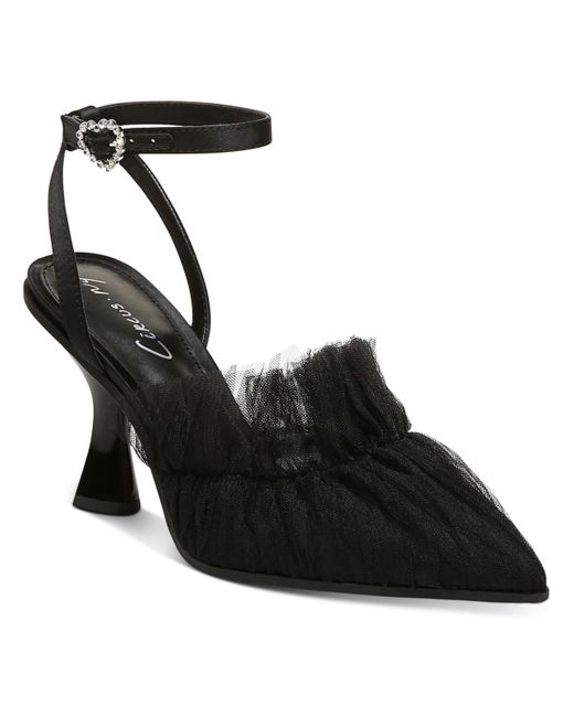 Circus by Sam Edelman Black Michelle Tulle Pointed Toe Pumps