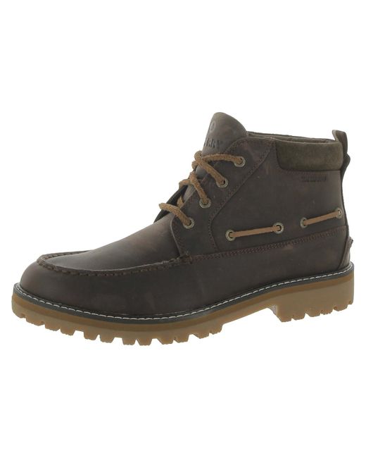 Sperry Top-Sider Brown Brun Leather Chukka Boots for men