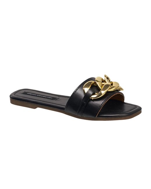 French Connection Black Lawrence Sandal