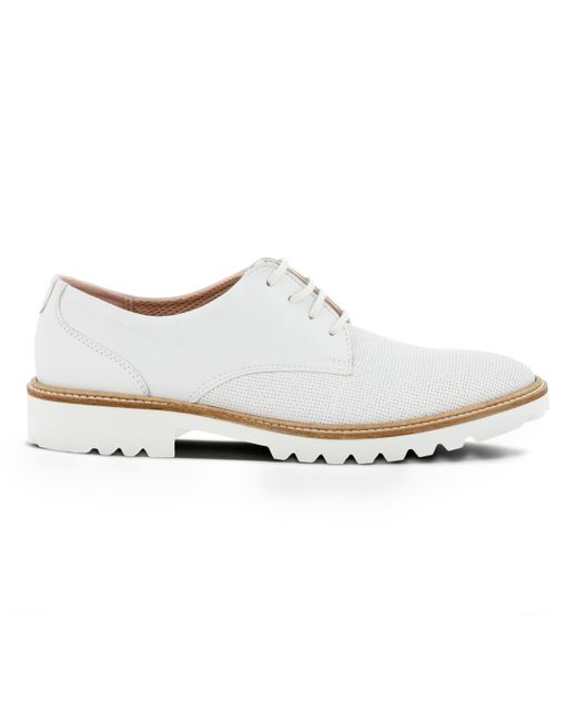 Ecco White Modern Tailored Laced