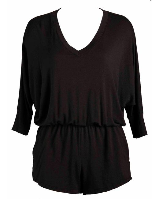 LVHR Women's Black Sabina Romper