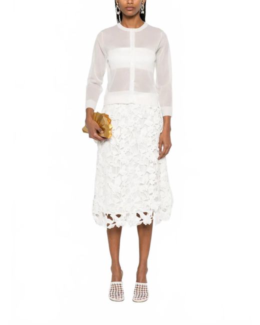 Jonathan Simkhai White Rachel Cardigan