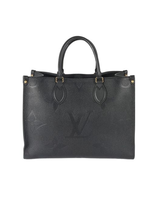 Louis Vuitton Black Monogram Empreinte Giant Onthego Mm