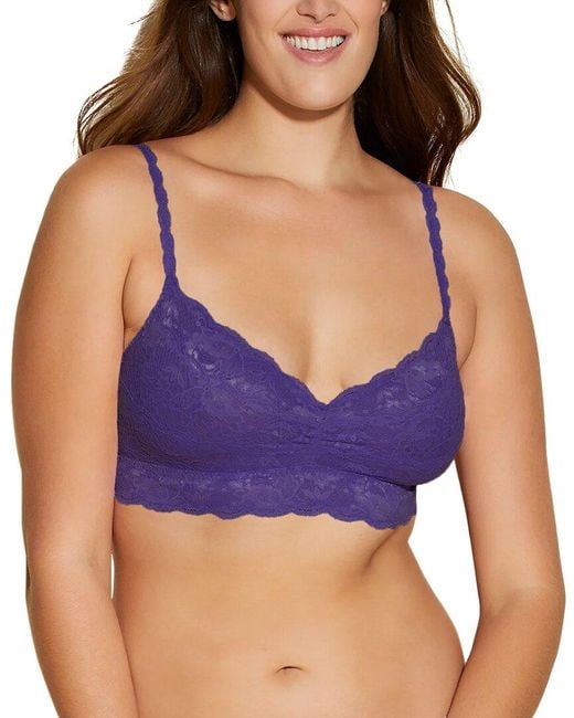 Cosabella Never Say Never Sweetie Bra - Wireless Lace Bralette Navy Blue 3 thumbnail image