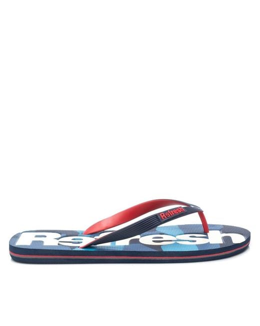 Xti Blue Flip Flops Refresh By for men