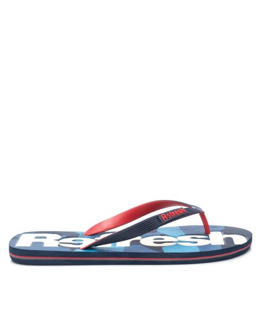 Xti Blue Flip Flops Refresh By for men