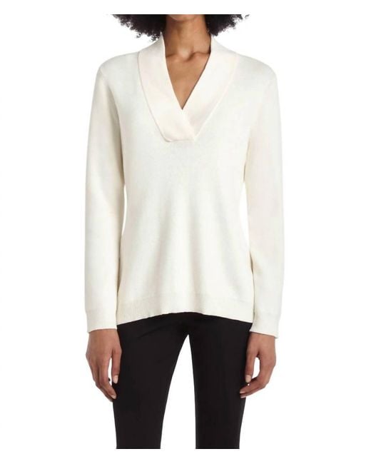 Capsule 121 White Avior Sweater