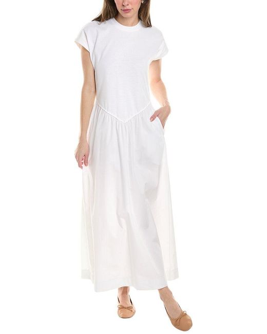 AllSaints White Frankie Maxi Dress
