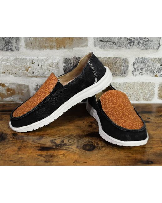 Very G Gray Gypsy Jazz Ariel Slip-On Shoes