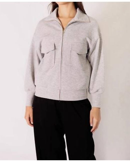 P.Cill Gray Modal Utility Jacket