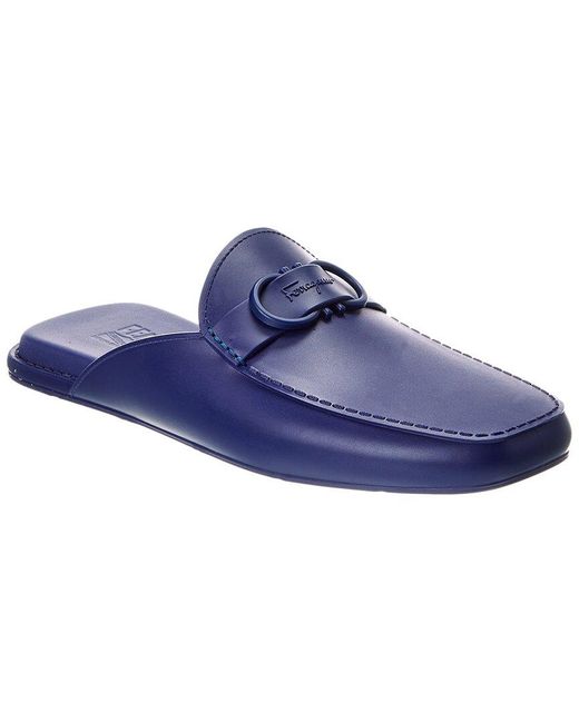 Ferragamo Jelly Mule in Blue for Men | Lyst