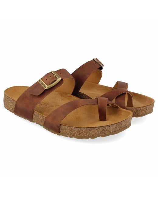 Haflinger Brown Juno Casual Sandals