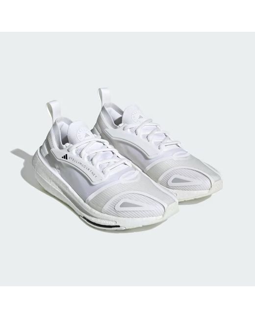 Adidas White By Stella Mccartney Ultraboost Light Hp6705 Running Shoes 10.5 Gyn7