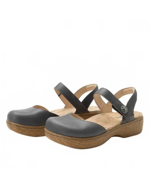 Alegria White Opal Sling-Back Sandal