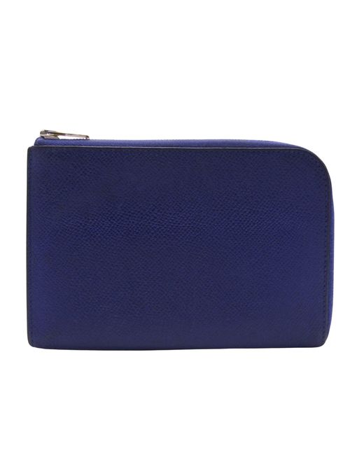 Hermès Blue Remix Duo Leather Wallet (pre-owned)