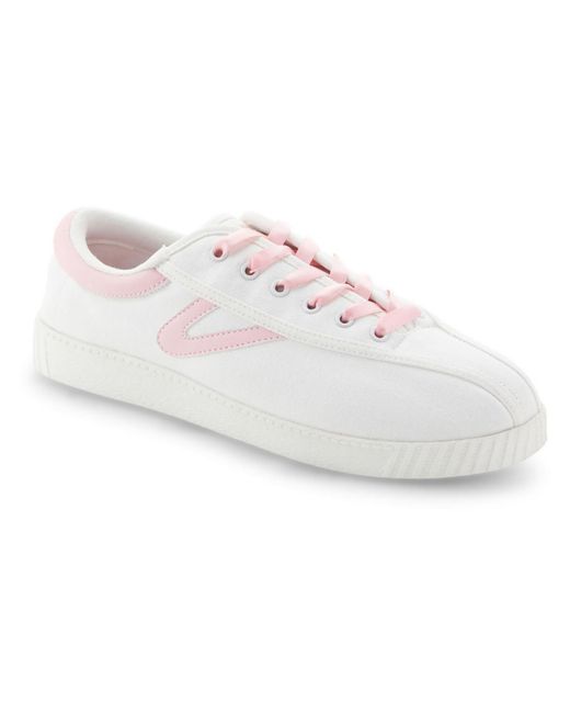 Tretorn White Canvas Lifestyle Casual And Fashion Sneakers