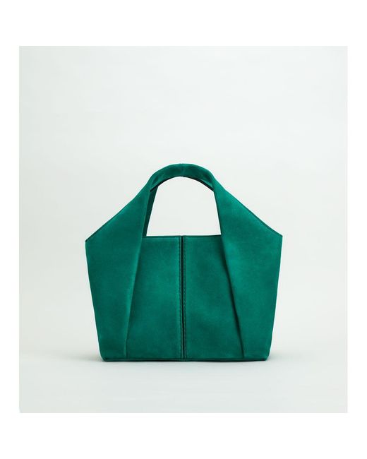 Tod's Green Shirt Shopping Bag Mini