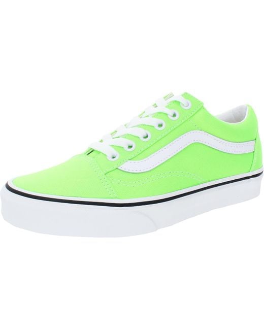 Vans Green Old Skool Everyday Low Top Skate Shoes for men