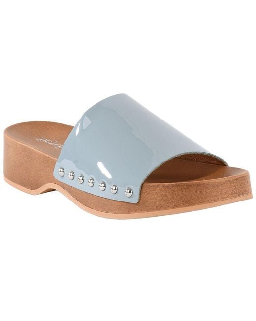 Seychelles Blue Patent Clog