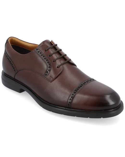 Thomas & Vine Brown Kendrick Cap Toe Derby for men