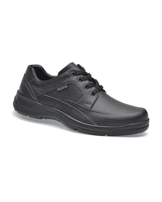 Pazstor Black Oxfords for men