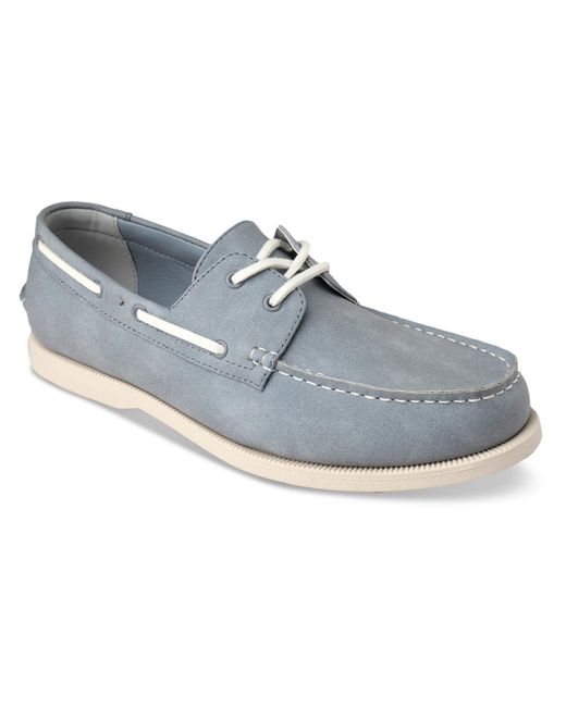Club Room Blue Elliot Canvas Lifestyle Loafers for men
