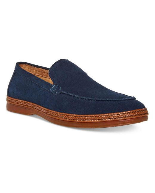 Steve Madden Blue Suede Lifestyle Loafers for men