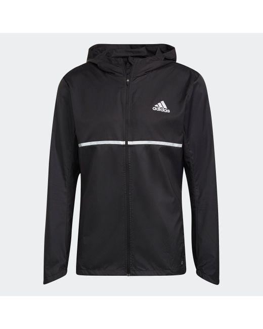 Adidas Black Own The Run Jacket for men