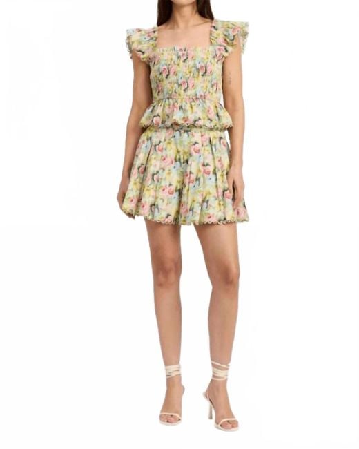 En Saison Yellow Cairo Shorts