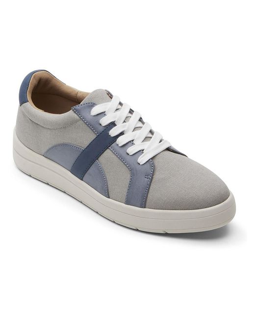 Rockport Gray Tf Navya Circle Lace Trainer Lifestyle Casual And Fashion Sneakers