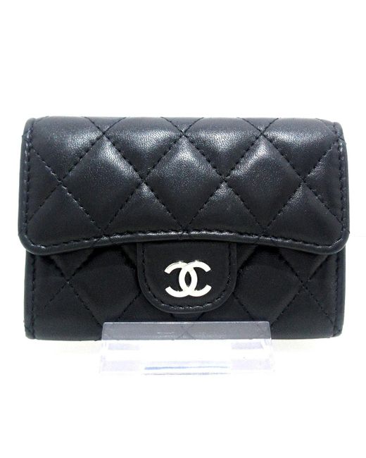 Chanel Metallic Matrasse Leather Wallet (pre-owned)