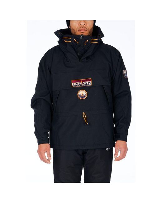 Ladakh Blue Polyester Jacket for men